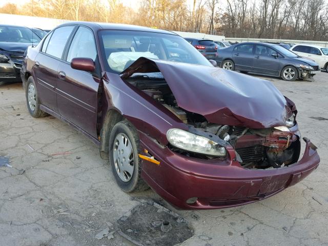 1G1ND52T0WY119667 - 1998 CHEVROLET MALIBU BURGUNDY photo 1