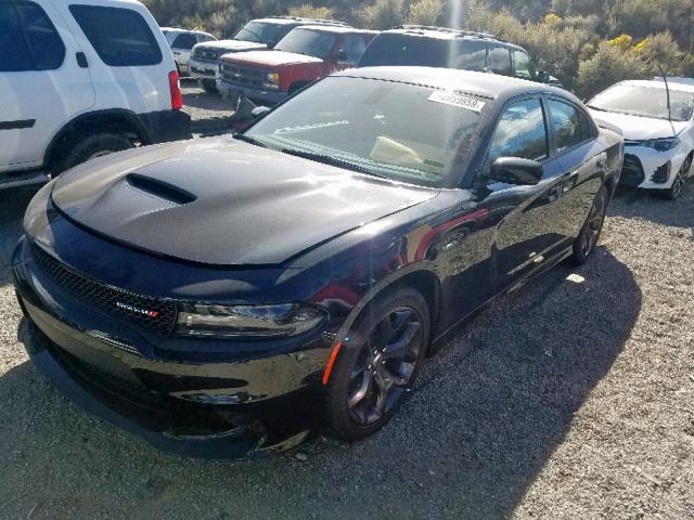 2C3CDXHG6KH567246 - 2019 DODGE CHARGER GT BLACK photo 2