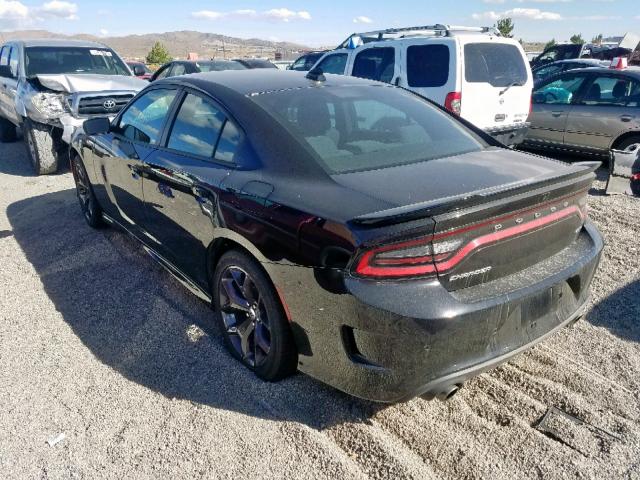 2C3CDXHG6KH567246 - 2019 DODGE CHARGER GT BLACK photo 3