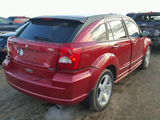 1B3HE78K37D103369 - 2007 DODGE CALIBER R/ RED photo 4