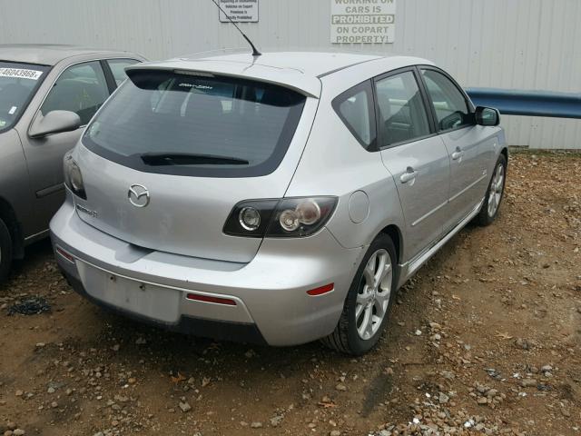 JM1BK143571684433 - 2007 MAZDA 3 HATCHBAC SILVER photo 4