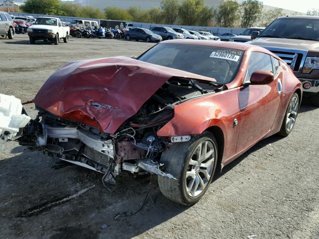 JN1AZ4EHXDM382863 - 2013 NISSAN 370Z BASE RED photo 2