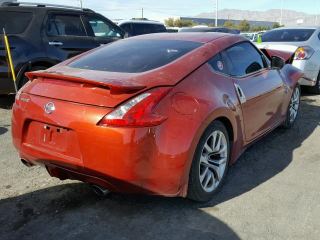 JN1AZ4EHXDM382863 - 2013 NISSAN 370Z BASE RED photo 4