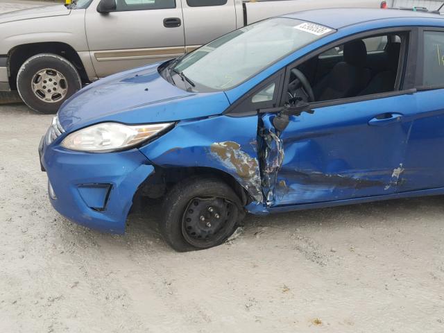 3FADP4BJ5BM129383 - 2011 FORD FIESTA SE BLUE photo 9