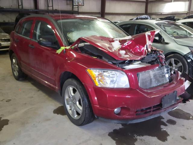 1B3HB48B18D760258 - 2008 DODGE CALIBER SX RED photo 1