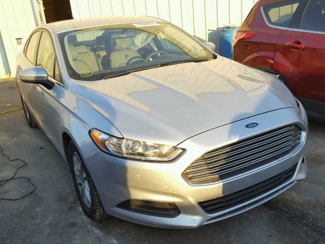 3FA6P0G72FR228301 - 2015 FORD FUSION S SILVER photo 1