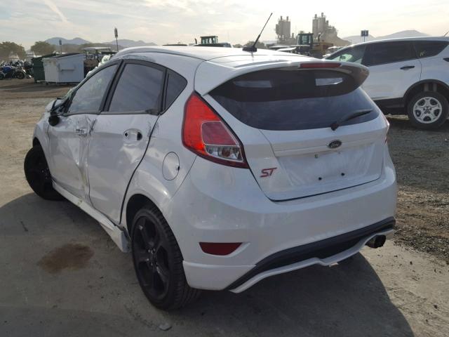 3FADP4GX2GM183647 - 2016 FORD FIESTA ST WHITE photo 3