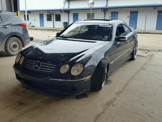 WDBPJ75J14A040320 - 2004 MERCEDES-BENZ CL 500 BLACK photo 2