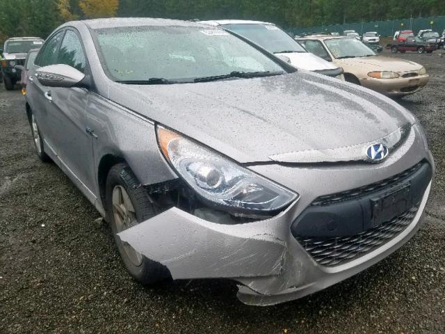 KMHEC4A47CA040463 - 2012 HYUNDAI SONATA HYB SILVER photo 1