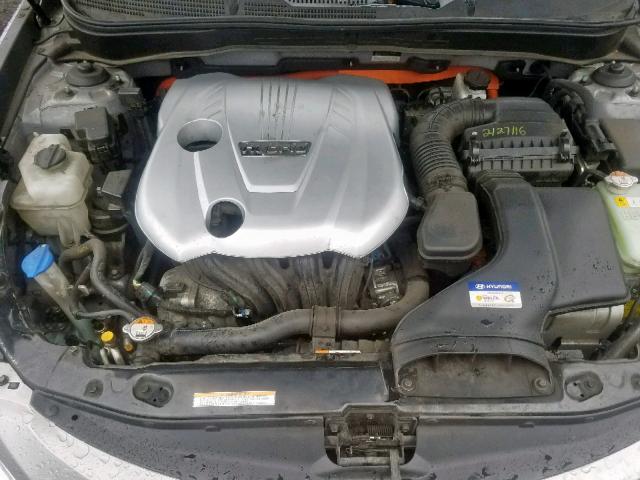 KMHEC4A47CA040463 - 2012 HYUNDAI SONATA HYB SILVER photo 7