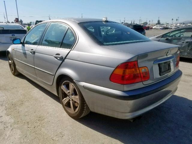 WBAEV534X5KM39721 - 2005 BMW 330 I GRAY photo 3