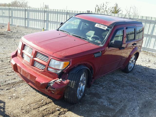 1D8GU58698W124643 - 2008 DODGE NITRO R/T RED photo 2