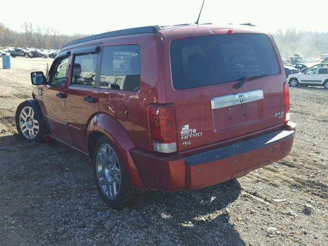 1D8GU58698W124643 - 2008 DODGE NITRO R/T RED photo 3