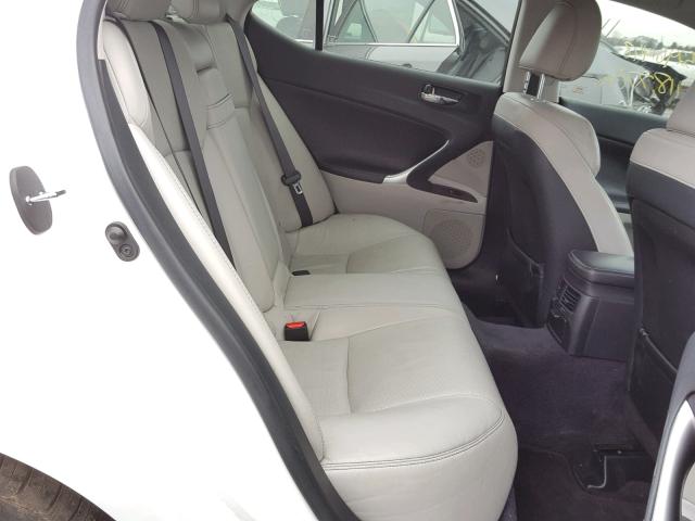 JTHBK262295090760 - 2009 LEXUS IS 250 WHITE photo 6