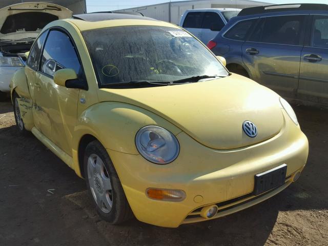 3VWCB21C51M457278 - 2001 VOLKSWAGEN NEW BEETLE YELLOW photo 1