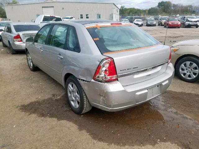 1G1ZT638X6F110507 - 2006 CHEVROLET MALIBU MAX 银色 照片 3