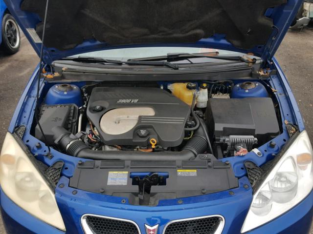 1G2ZH361474253413 - 2007 PONTIAC G6 GT BLUE photo 7