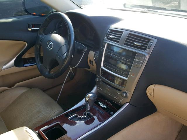 JTHBK262772038250 - 2007 LEXUS IS 250 BLUE photo 9