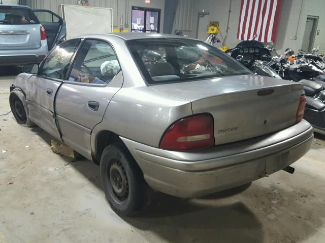 3B3ES47CXXT527579 - 1999 DODGE NEON HIGHL SILVER photo 3