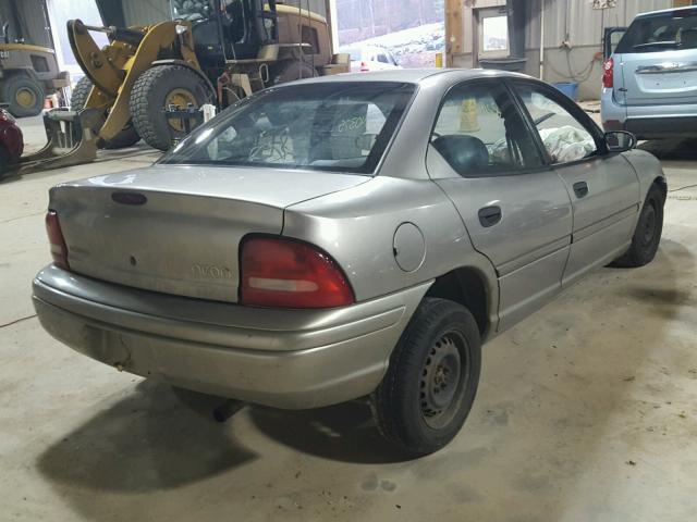 3B3ES47CXXT527579 - 1999 DODGE NEON HIGHL SILVER photo 4