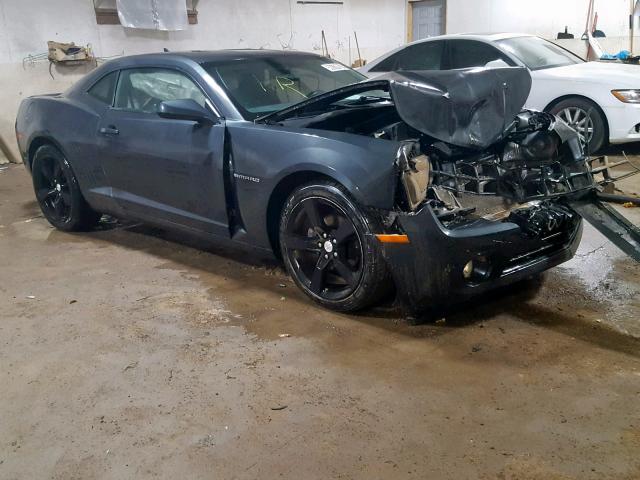 2G1FC1E39C9171732 - 2012 CHEVROLET CAMARO LT GRAY photo 1