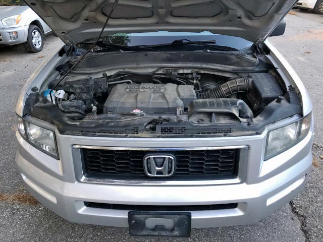 2HJYK16388H530790 - 2008 HONDA RIDGELINE SILVER photo 8