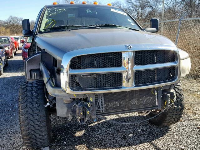 3D7LR38C65G829330 - 2005 DODGE RAM 3500 S GRAY photo 9