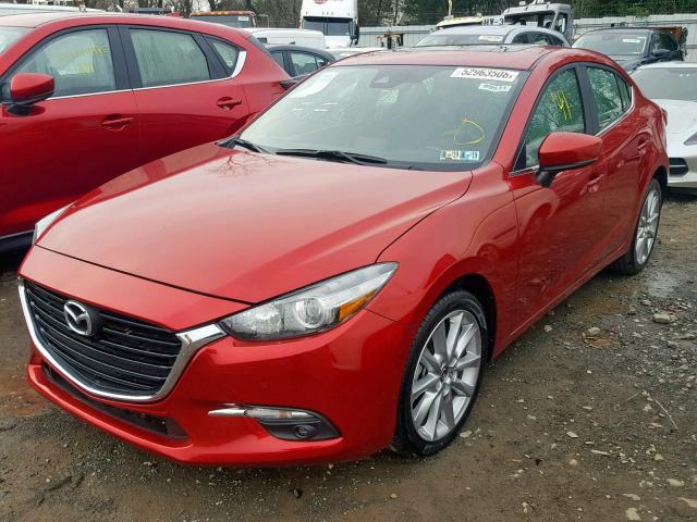 3MZBN1W32HM139232 - 2017 MAZDA 3 GRAND TO RED photo 2