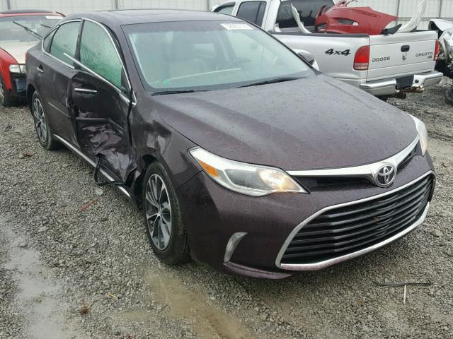 4T1BK1EB2GU237378 - 2016 TOYOTA AVALON XLE PURPLE photo 1