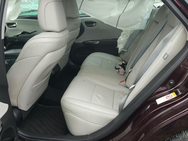 4T1BK1EB2GU237378 - 2016 TOYOTA AVALON XLE PURPLE photo 6