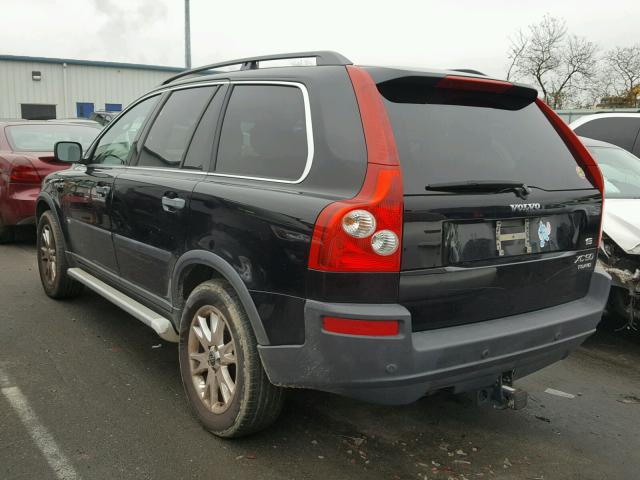 YV1CZ91H941096507 - 2004 VOLVO XC90 T6 BLACK photo 3