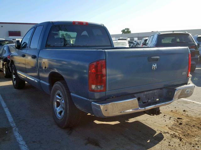 1D7HA18N55S174170 - 2005 DODGE RAM 1500 S BLUE photo 3