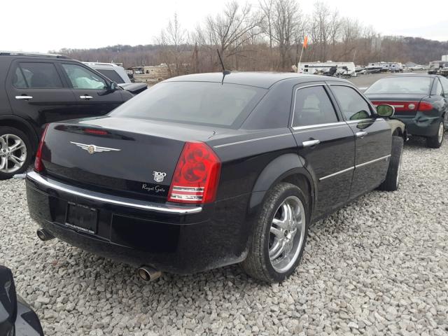 2C3KA63H68H166030 - 2008 CHRYSLER 300C BLACK photo 4