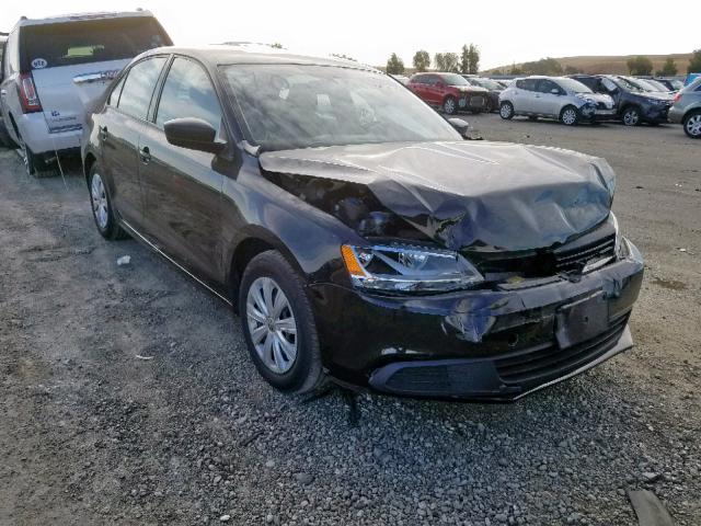 3VW2K7AJ5DM391665 - 2013 VOLKSWAGEN JETTA BASE 黑色 照片 1