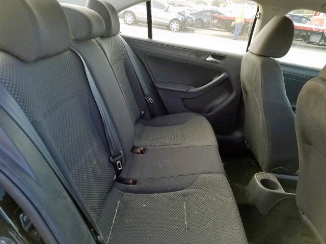 3VW2K7AJ5DM391665 - 2013 VOLKSWAGEN JETTA BASE 黑色 照片 6