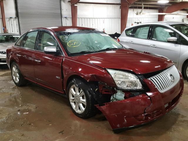 1MEHM42W28G627090 - 2008 MERCURY SABLE PREM MAROON photo 1