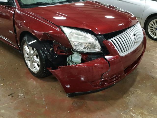 1MEHM42W28G627090 - 2008 MERCURY SABLE PREM MAROON photo 9