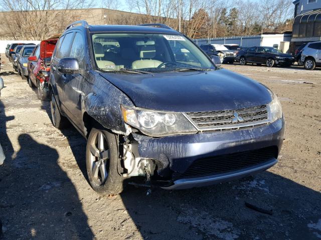 JA4MT41X07Z021300 - 2007 MITSUBISHI OUTLANDER BLUE photo 1