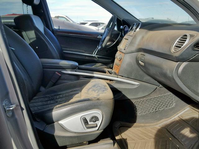 4JGBB75E66A042266 - 2006 MERCEDES-BENZ ML 500 TAN photo 5