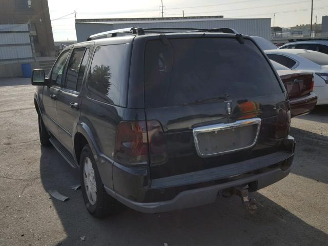 5LMEU68H03ZJ38315 - 2003 LINCOLN AVIATOR 黑色 照片 3
