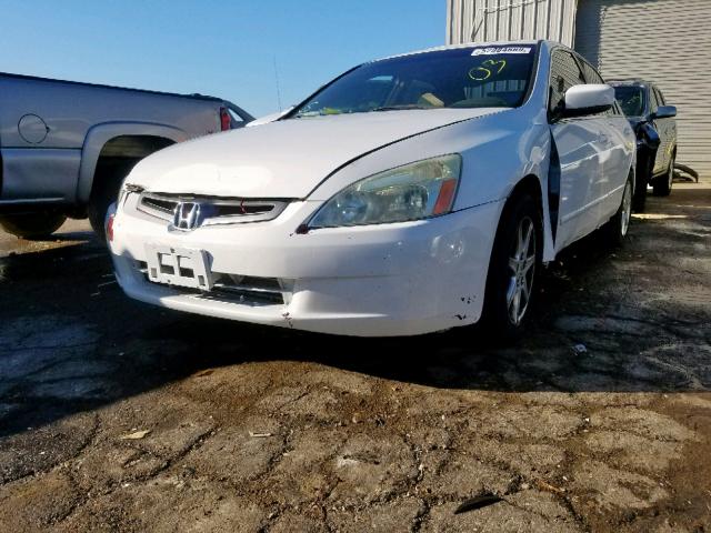 1HGCM66573A099150 - 2003 HONDA ACCORD EX WHITE photo 2