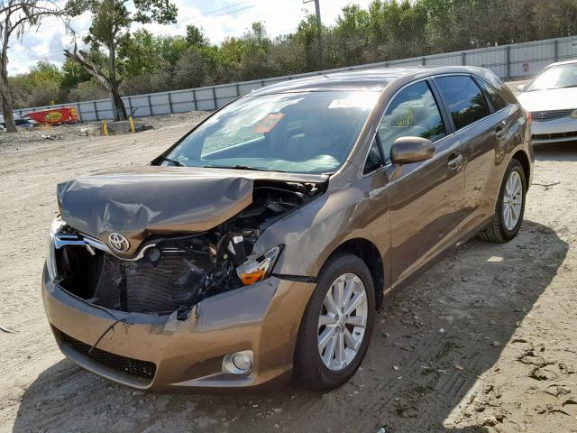 4T3ZA3BB3AU021023 - 2010 TOYOTA VENZA BROWN photo 2