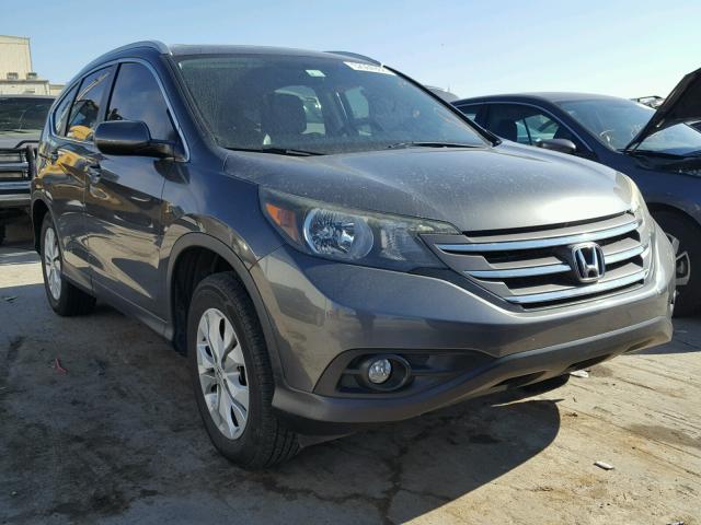 2HKRM4H79DH639703 - 2013 HONDA CR-V EXL GRAY photo 1