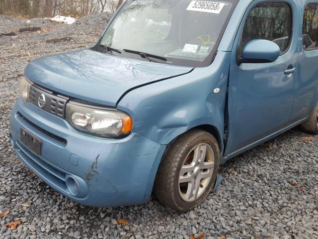 JN8AZ28R79T114019 - 2009 NISSAN CUBE BASE BLUE photo 9