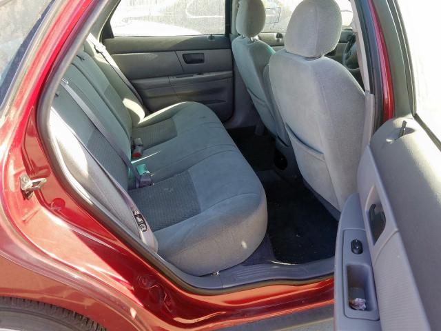 1FAFP55U33G262014 - 2003 FORD TAURUS SES RED photo 6