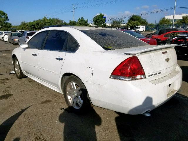 2G1WC5E3XD1147348 - 2013 CHEVROLET IMPALA LTZ WHITE photo 3