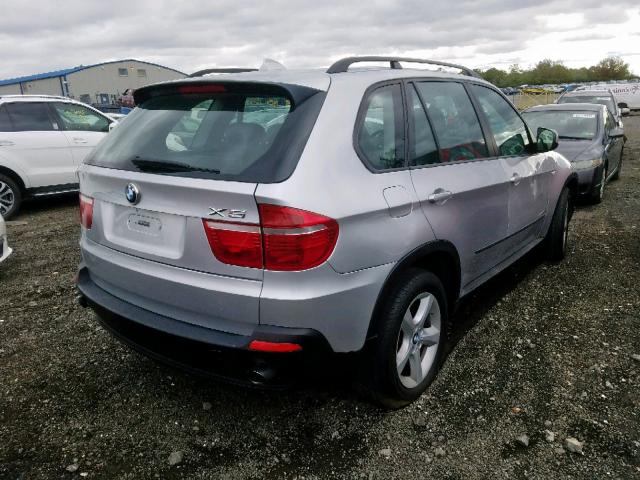 5UXFF03569LJ95385 - 2009 BMW X5 XDRIVE3 SILVER photo 4