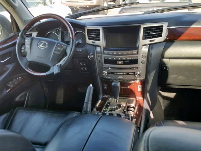 JTJHY7AX1D4088861 - 2013 LEXUS LX 570 GRAY photo 9