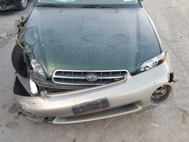 4S3BH806517658698 - 2001 SUBARU LEGACY OUT GREEN photo 7