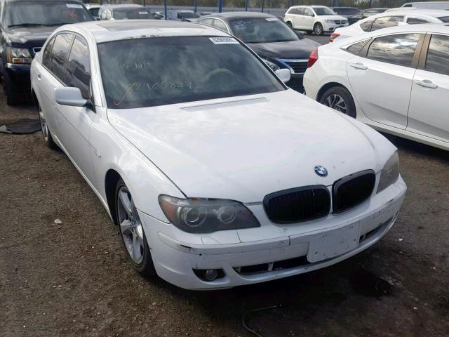 WBAHN83507DT66728 - 2007 BMW 750 WHITE photo 1